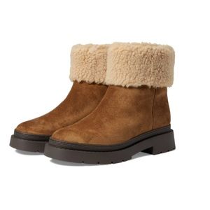 Marc fisher ViNa fur mid calf suede boots